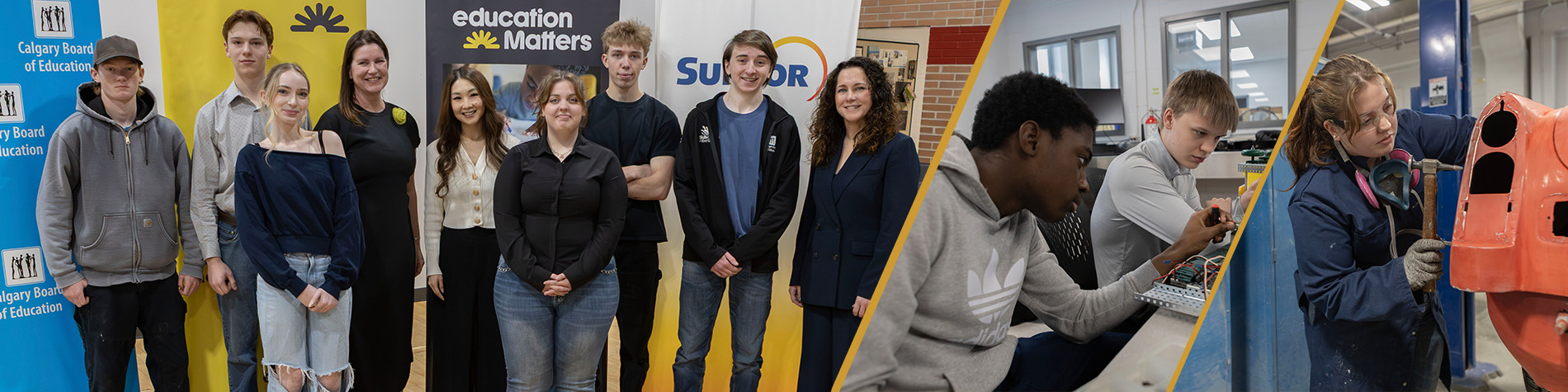 Suncor, 260k gift, Career Pathways, CBE Students